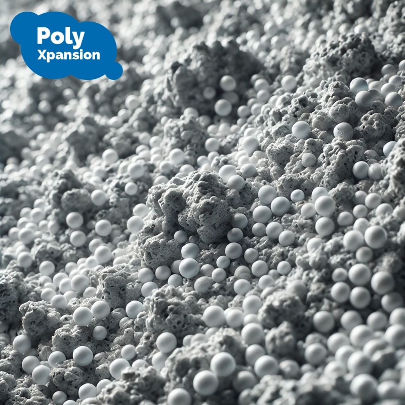 Zusatzstoff Additiv für Leichtbeton - 2KG - Mischung aus Polystyrolkugeln